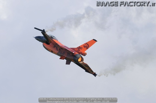 2009-06-27 Zeltweg Airpower 0670 General Dynamics F-16 Fighting Falcon - Dutch Air Force